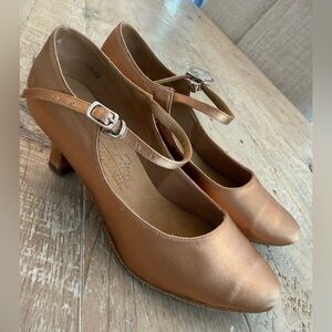 Very Fine dance sport Women’s ballroom dance shoes 6.5 Copper